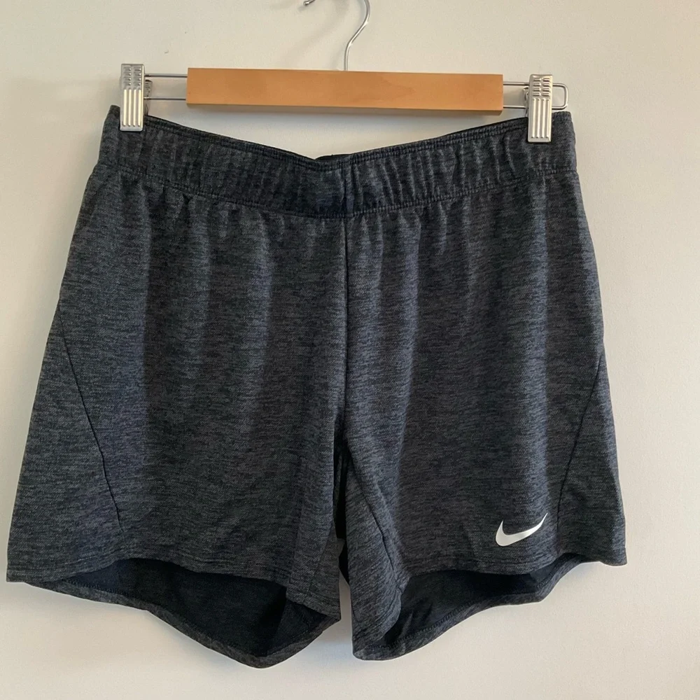 Nike Women's Charcoal Gray Dri-Fit Athletic Shorts, Sz S
